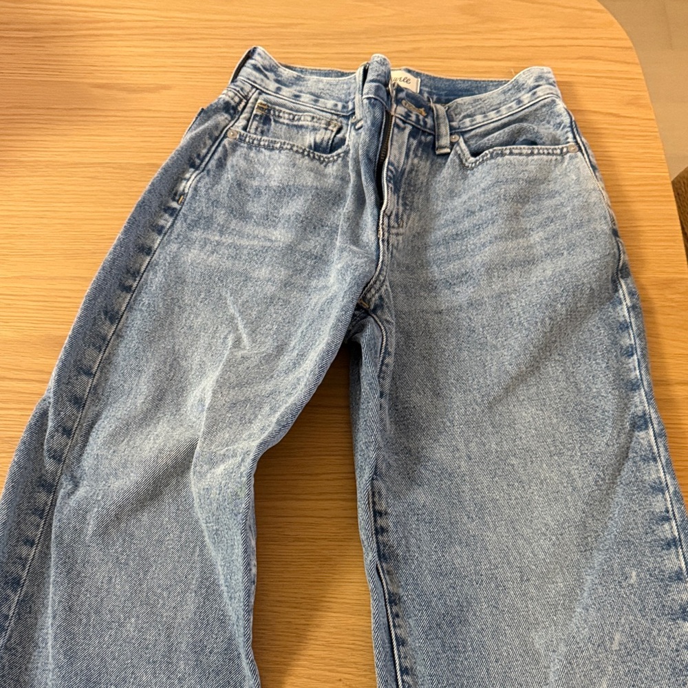 Madewell Light Blue Flare & Wide Leg Jeans